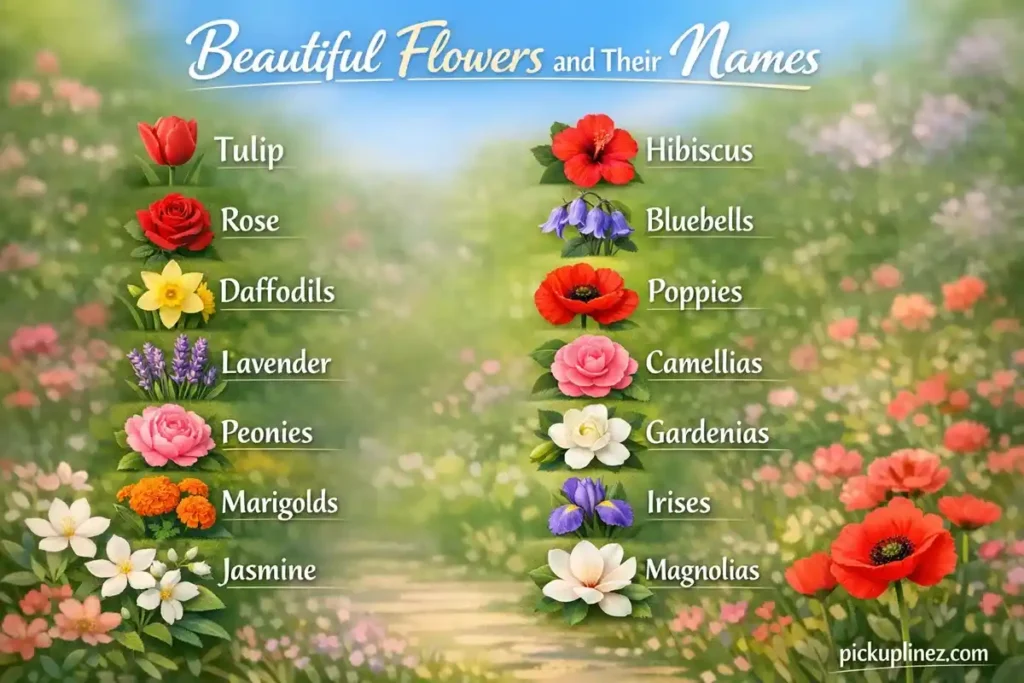 10 Flower names