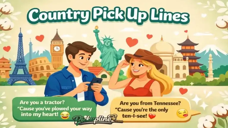 Country Pick Up Lines