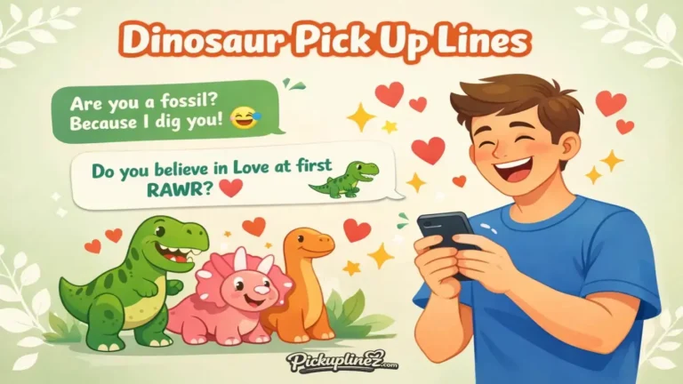 Dinosaur Pick Up Lines