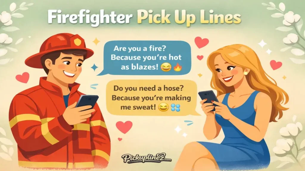 Firefighter Pick Up Lines
