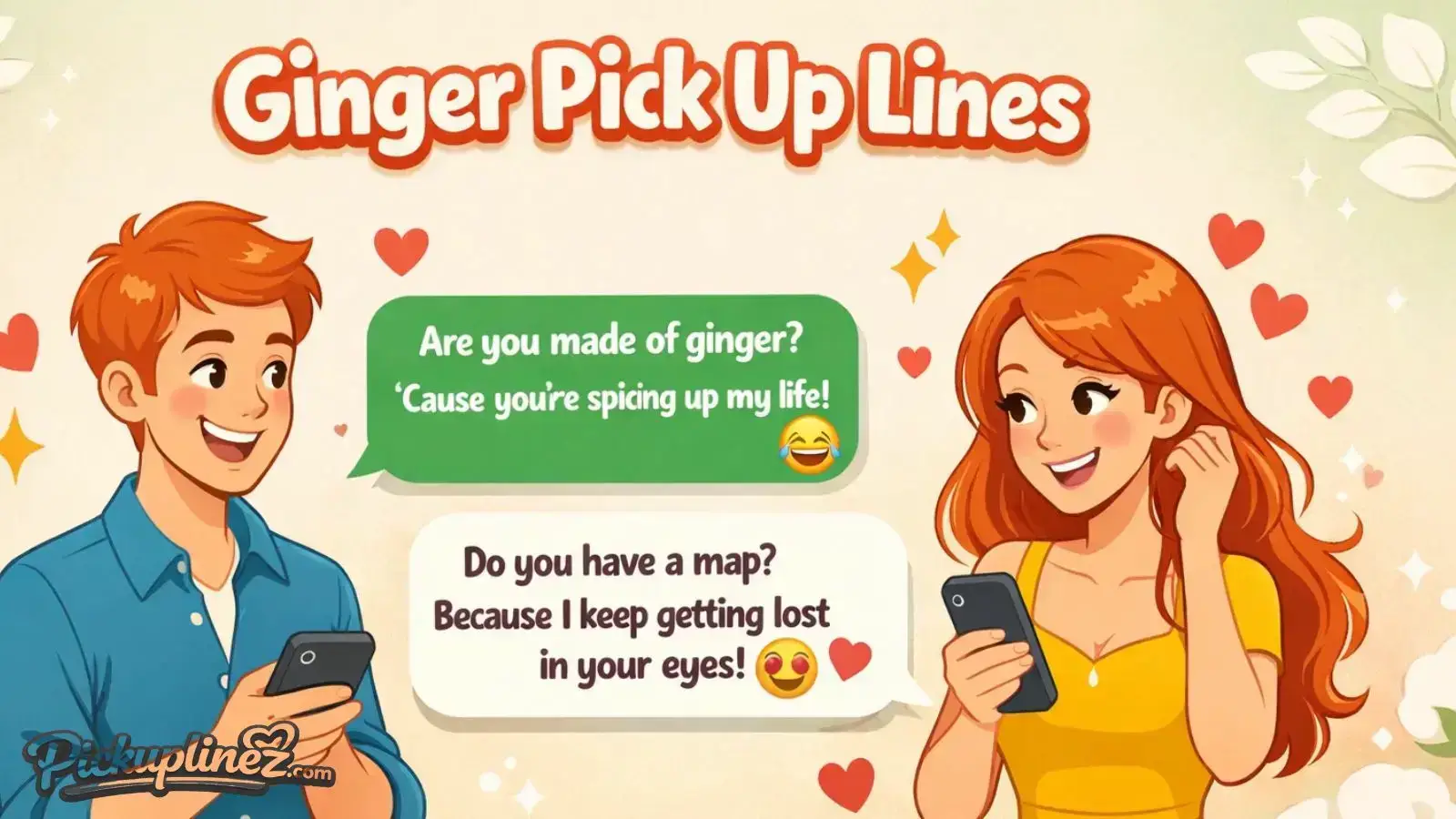 Ginger pick up lines