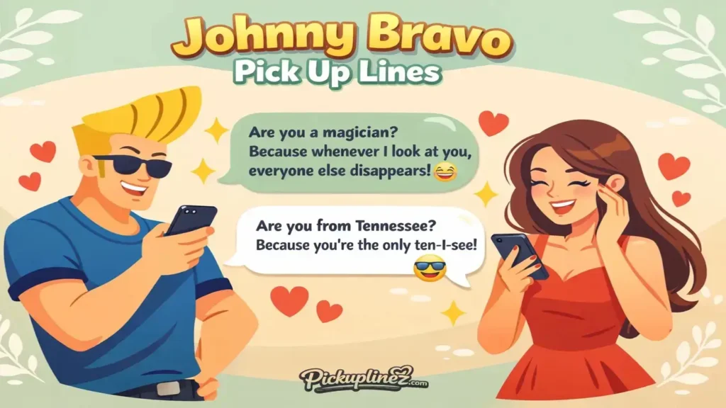 Johnny Bravo Pick Up Lines