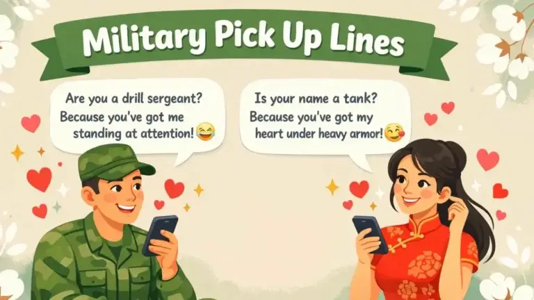 Military Pick Up Lines