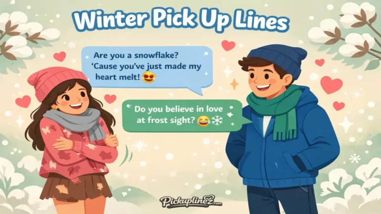 Winter Pick Up Lines