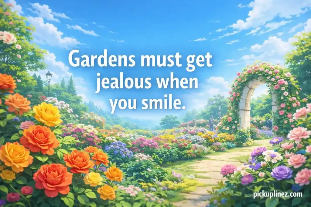 Pick Up Lines about flowers