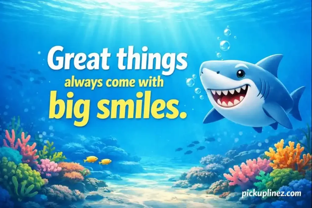 Shark Size Pick Up Lines