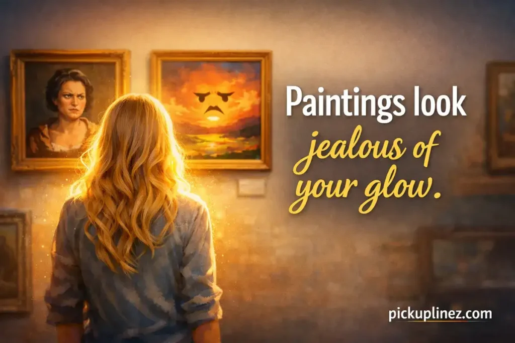 Art Museum Pick Up Lines