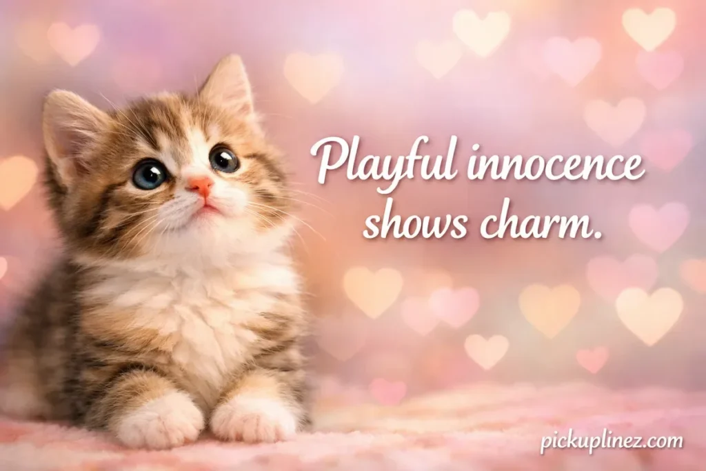 Kitten Pick Up lines