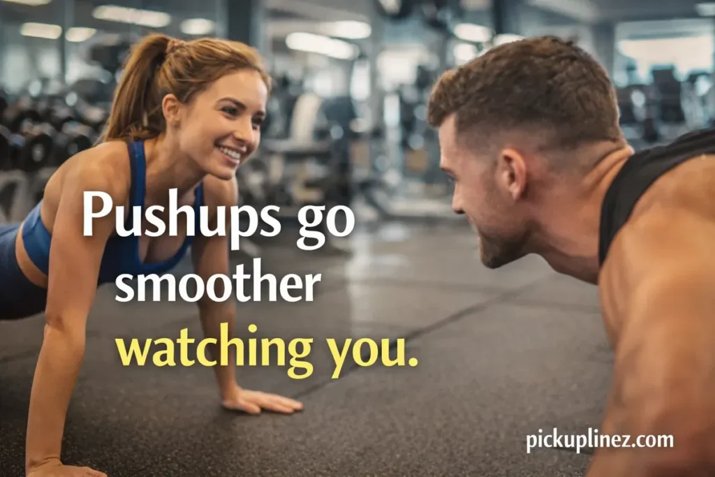 exercise pick up lines