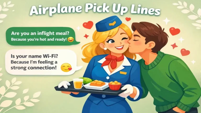 Airplane Pick Up Lines