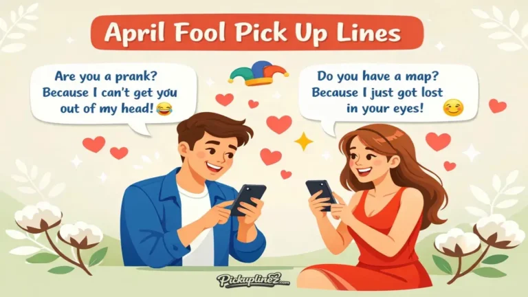 April Fool Pick Up Lines