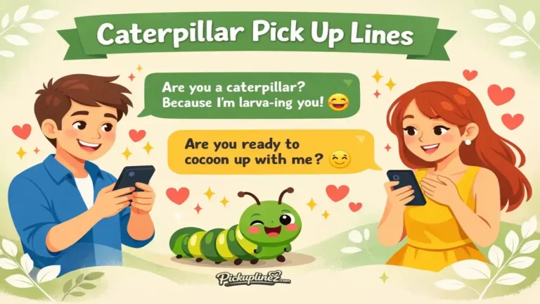 Caterpillar Pick Up Lines