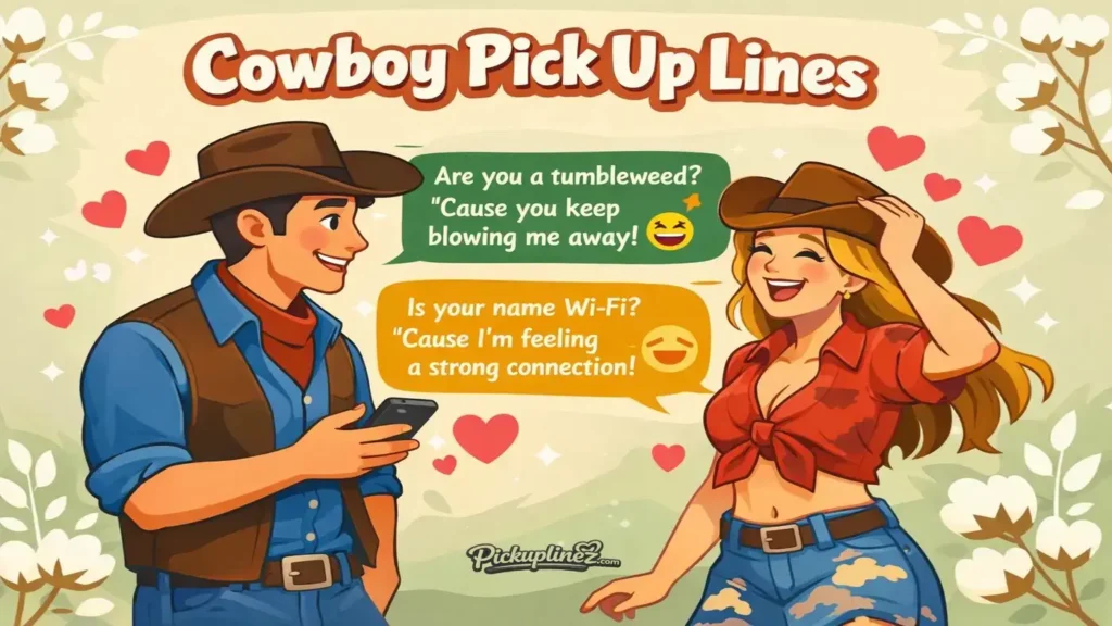 Cowboy Pick Up Lines