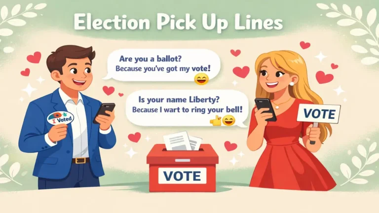 Election Pick Up Lines