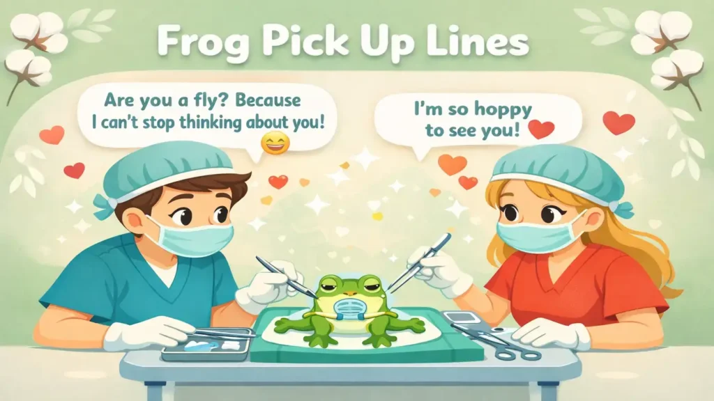 Frog Pick Up Lines