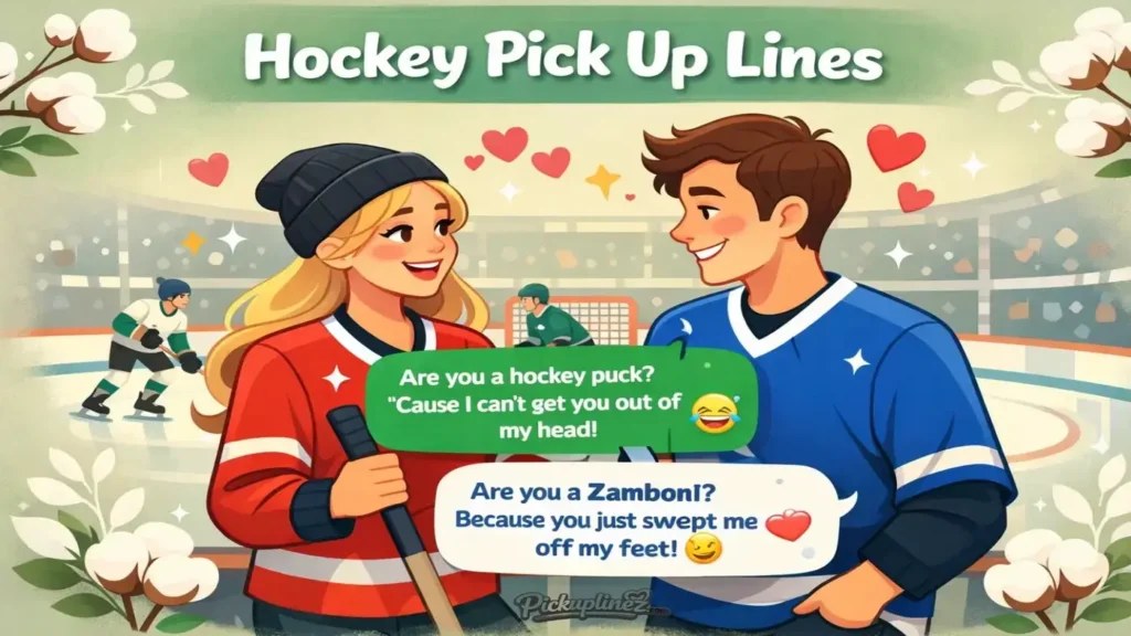 Hockey pick up lines