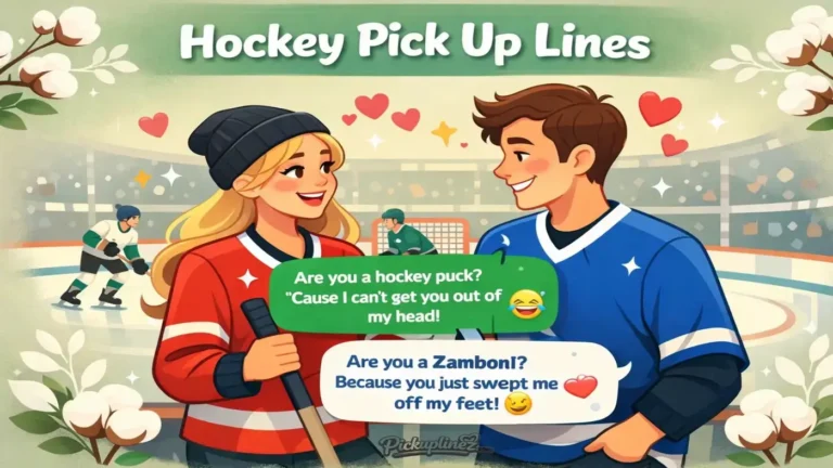 Hockey pick up lines