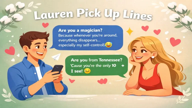 Lauren Pick Up Lines