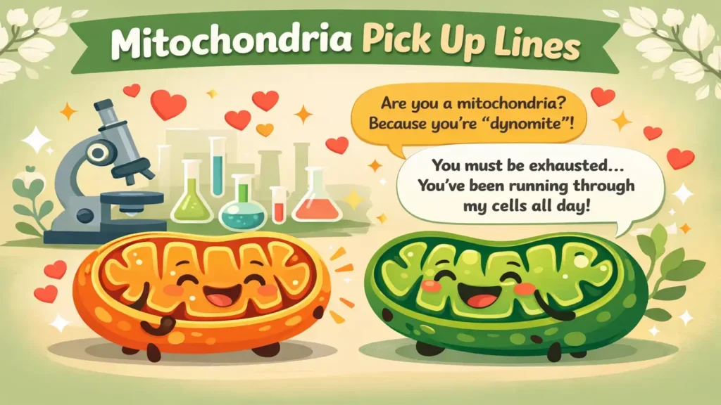 Mitochondria Pick Up Lines