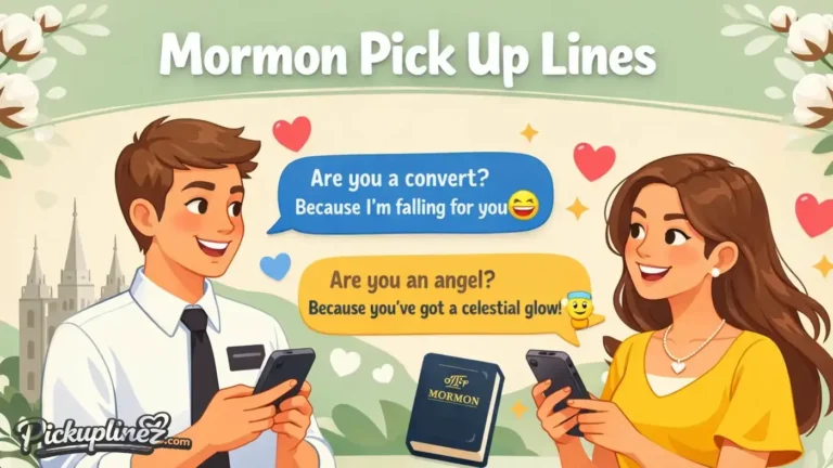 Mormon Pick Up Lines