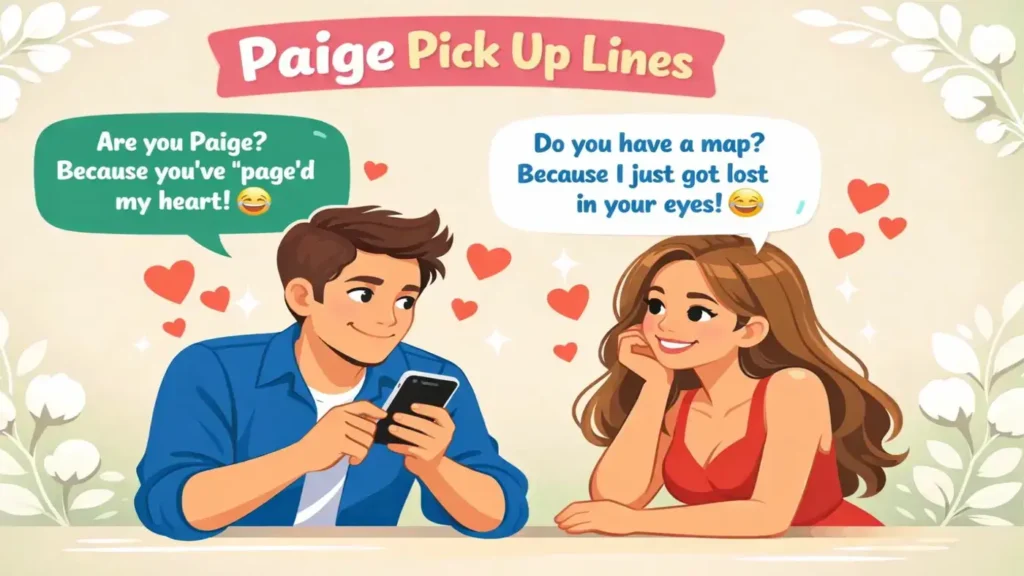 Paige Pickup Lines