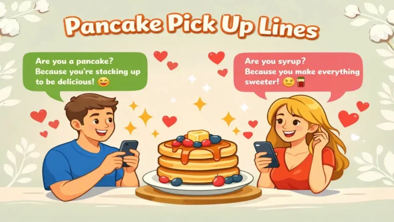 Pancake Pick Up Lines