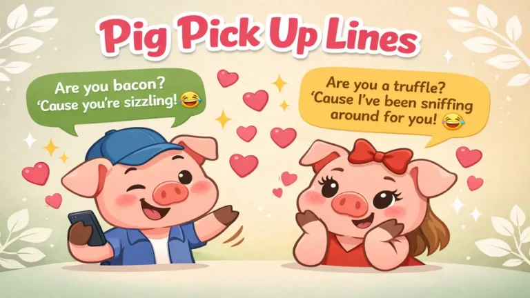 Pig Pick Up Lines