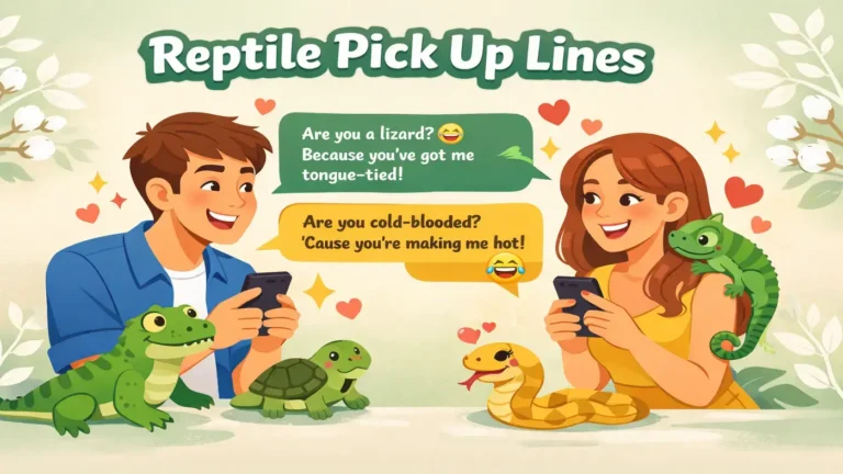 Reptile Pick Up Lines That Croc-O-Charm