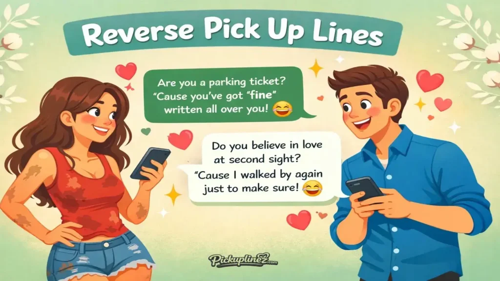 Reverse Pick Up Lines