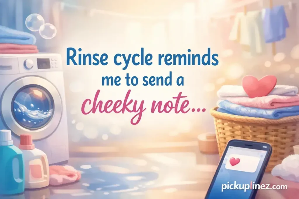 Washing Machine Pick Up Lines