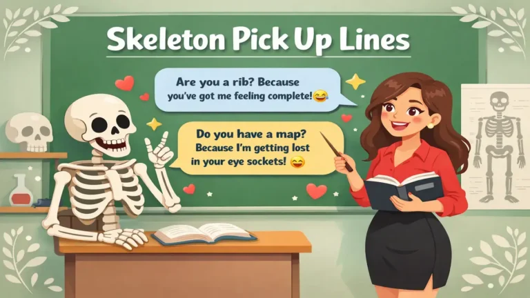 Skeleton Pick Up Lines