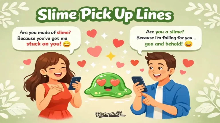 slime pick up lines
