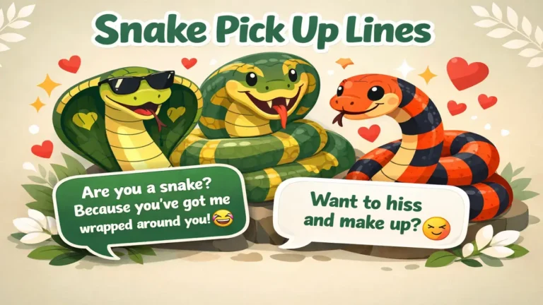 Snake Pick Up Lines