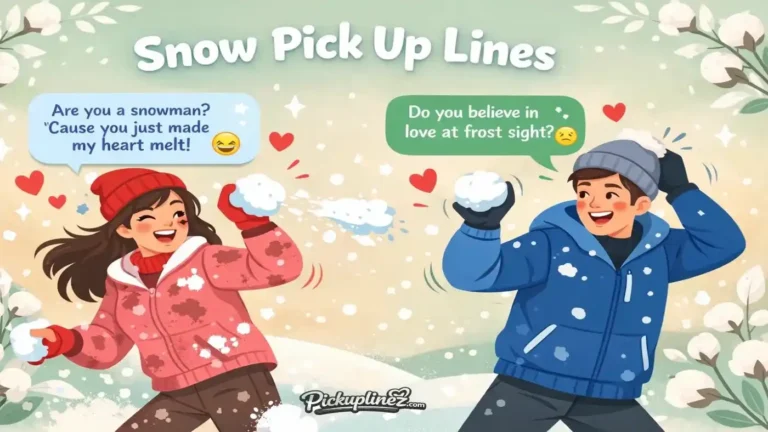 Snow Pick Up Lines
