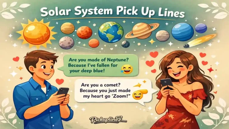 Solar System Pick Up Lines