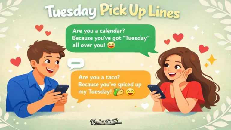 Tuesday Pick Up Lines