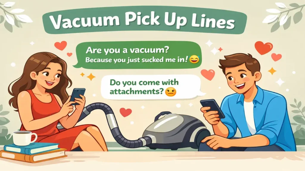 Vacuum Pick Up Lines