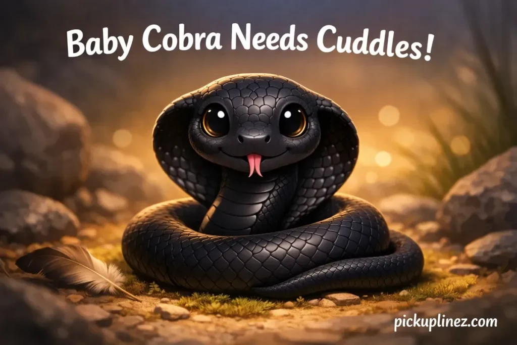 cute snake pick up lines