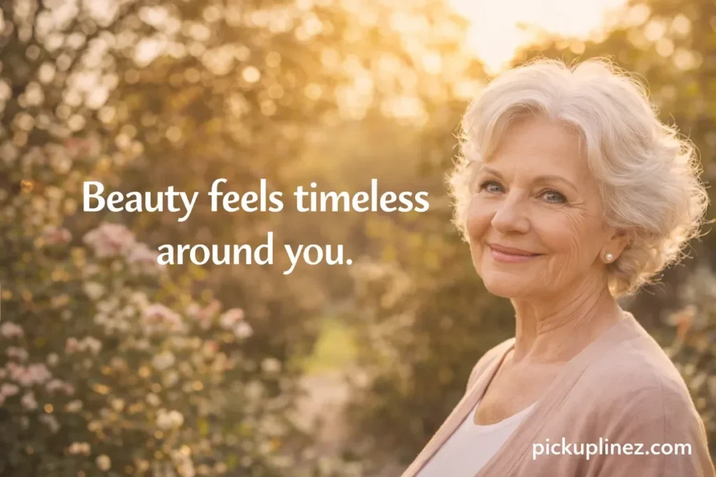 older women pick up lines