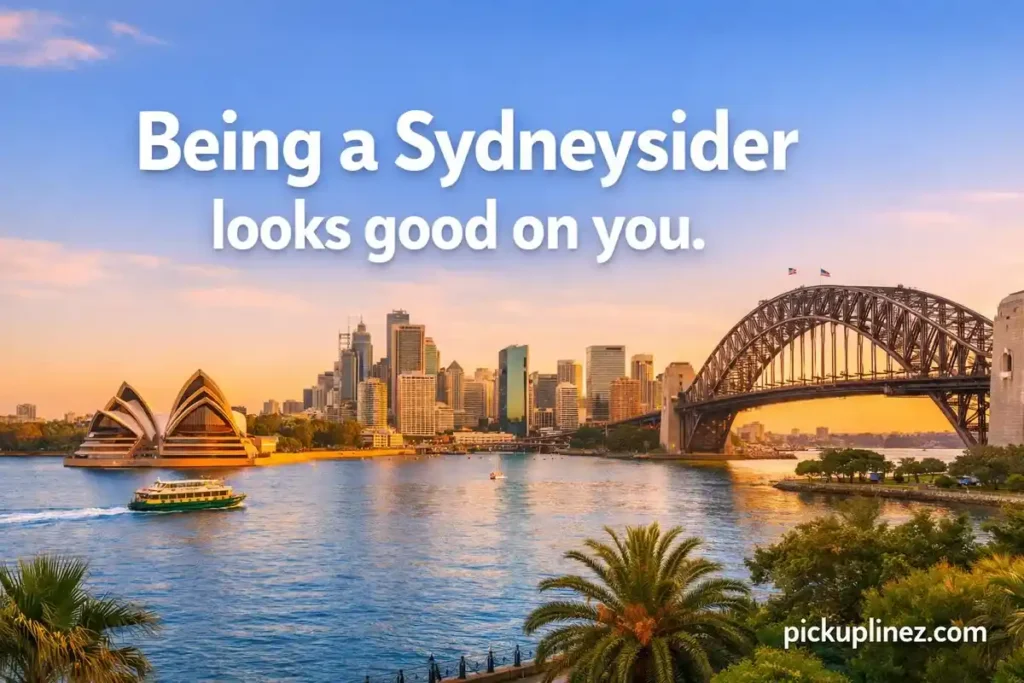 Sydneysiders pick up lines