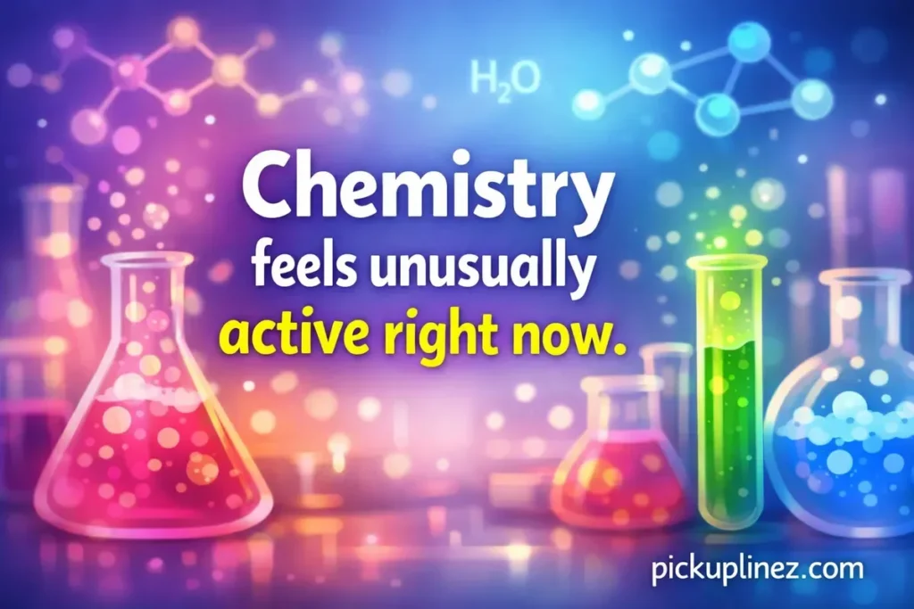 dirty science pick up lines