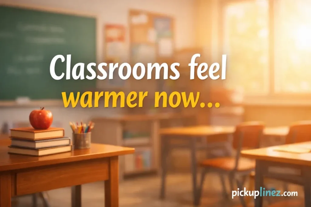 pick up lines about teachers