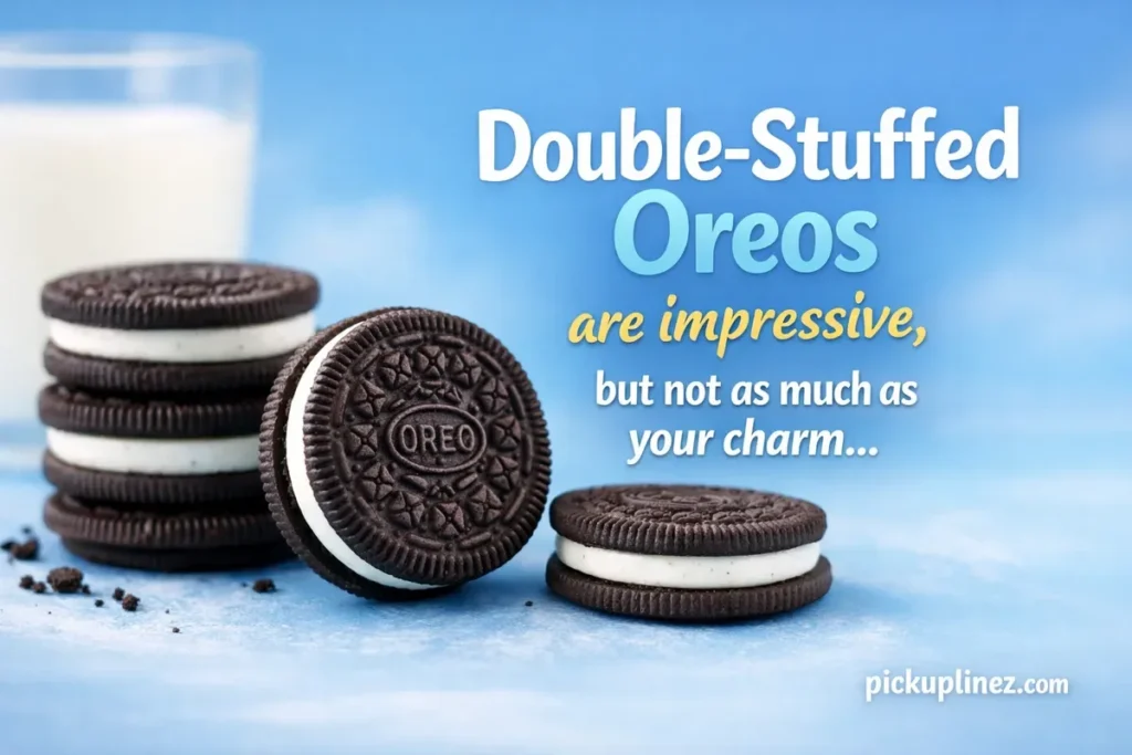 Oreo Chocolate Sandwich Cookie Pick Up Lines