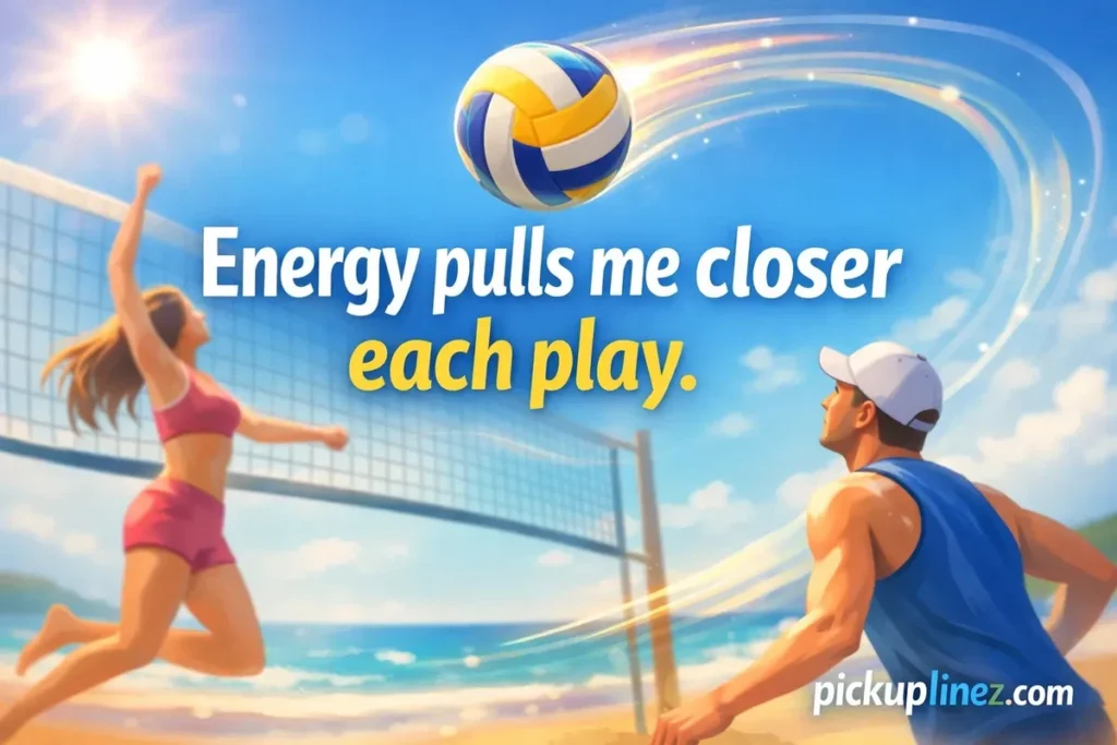 Flirty volleyball pickup lines
