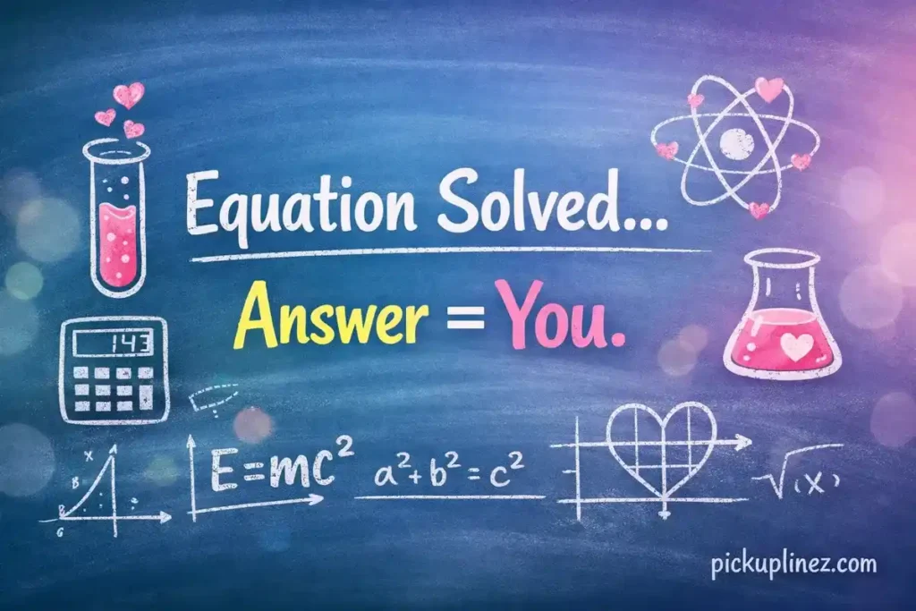 science pick up lines