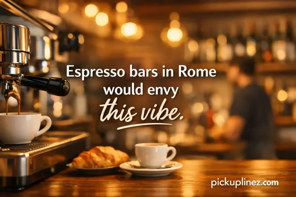 Rome food pick up lines