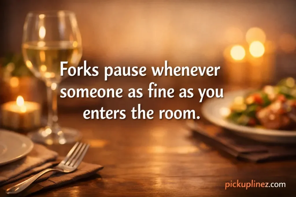 Funny foodie pick up lines