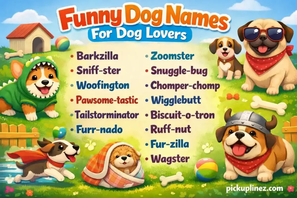 Funny Dog Names For Dog Lovers