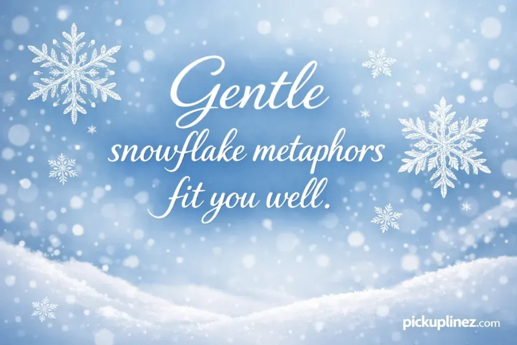 Snowflake Pick up lines