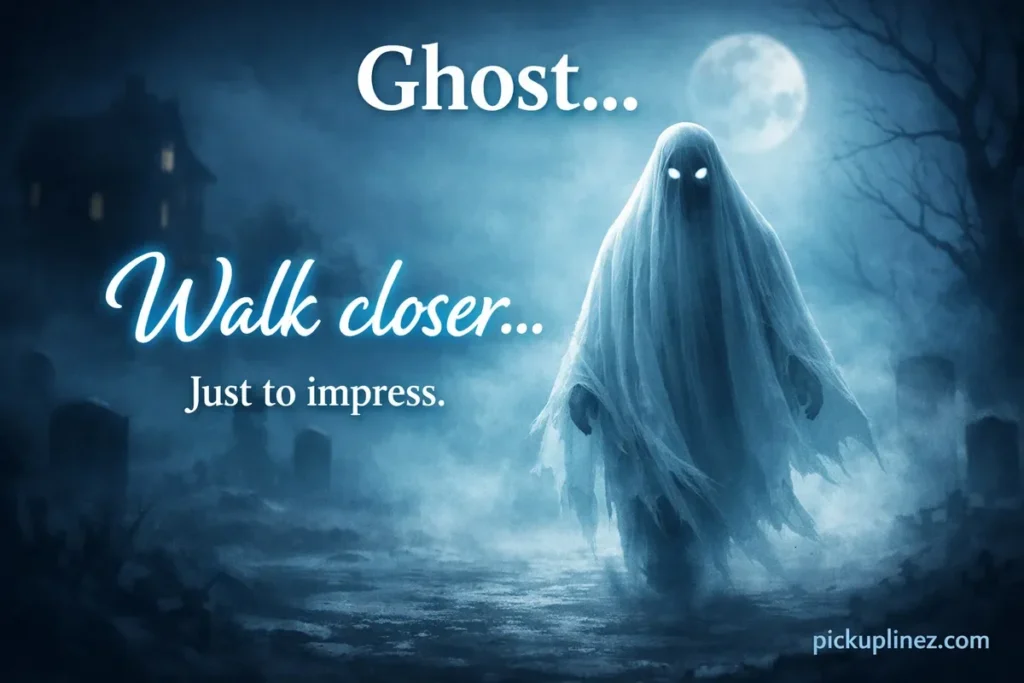 Ghosting Pick Up Lines